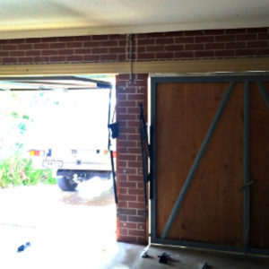 Tilting Garage Door